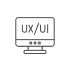 UX/UI-ikon som visar en datorskärm – symbol för design och användarupplevelse i IPTV NORDIC gränssnittet.